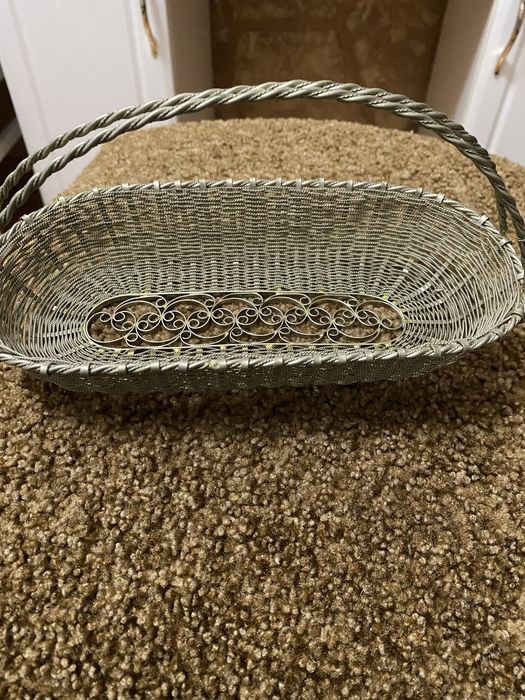 Конфетница, поднос плетеные СССР