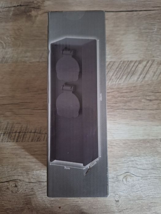 Зовнішня розетка EN/2-стороння ,із шторкою