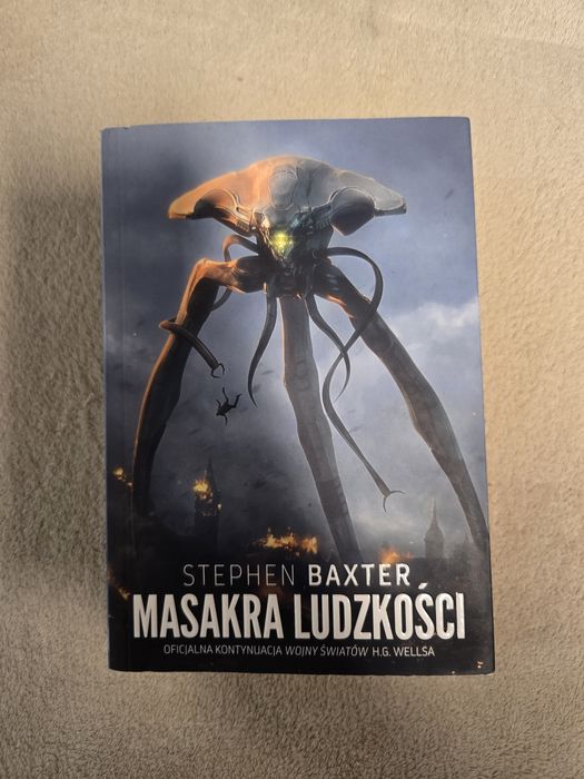 Masakra ludzkosci Stępień Baxter ksiażka
