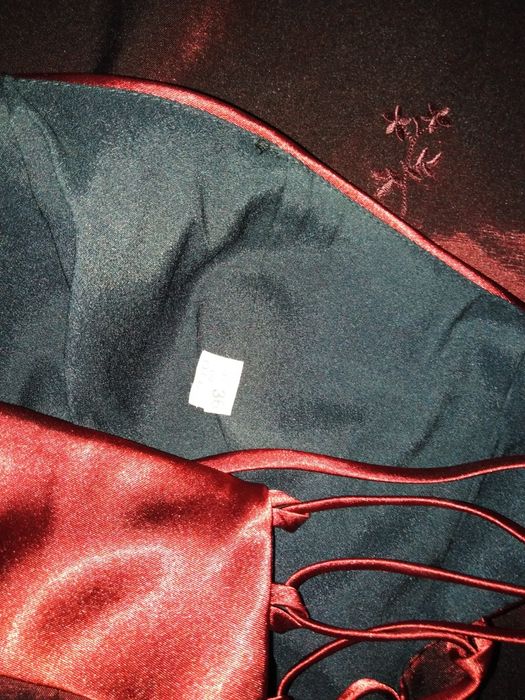 Suknia długa balowa bordo roz. 36