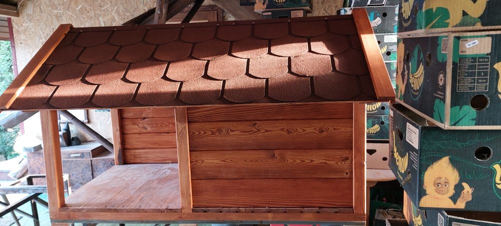 Buda dla psa ocieplana