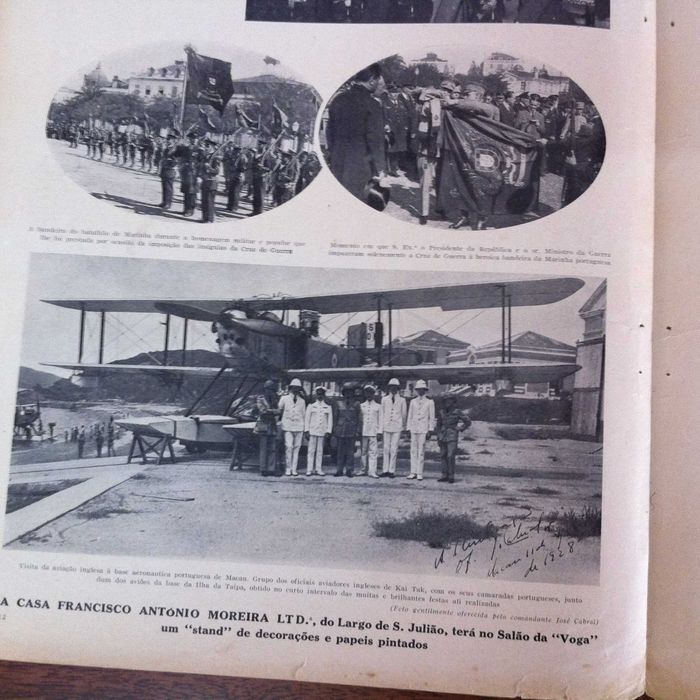Zeppelin - 1928 - Jornal Ilustração - Fátima - Barcelos a cidade