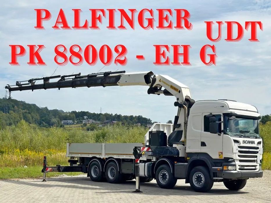 Scania R 500 * SKRZYNIA 6,20 m + PK 88002 - EH G + PILOT * 8x4 *STAN BDB