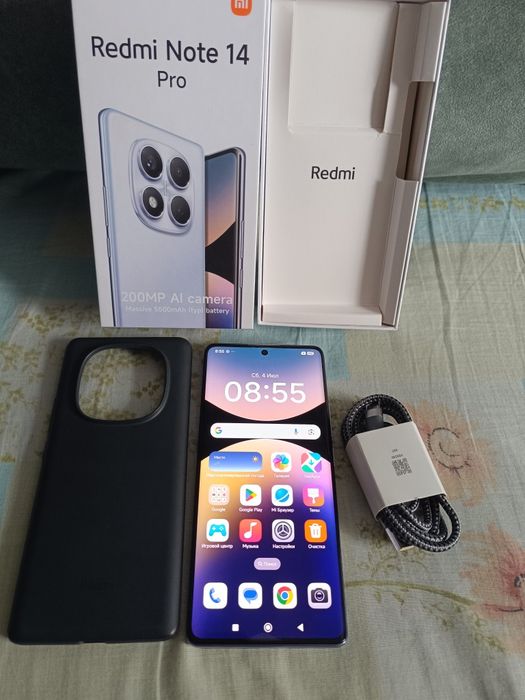 ИГРОВОЙ Xiaomi redmi note 14Pro , память 8+8-256гиг,хорошее состояние.
