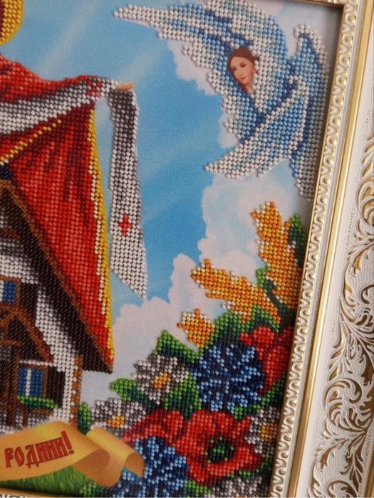 Картина оберіг ручна робота вишивка бісером