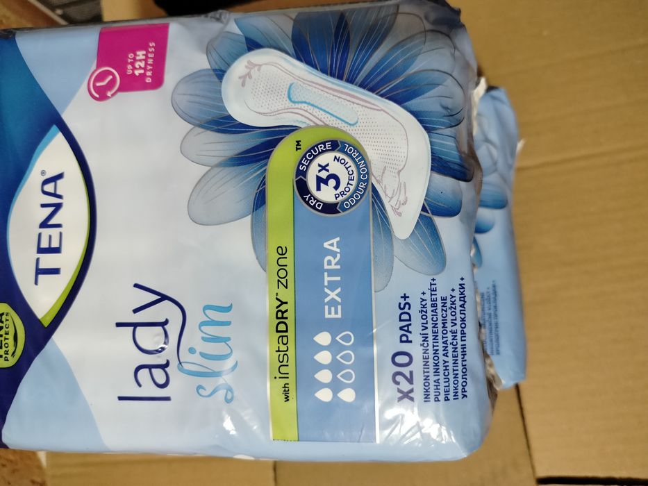 Tena lady slim extra, wkładki chłonne, 2x20szt nowe