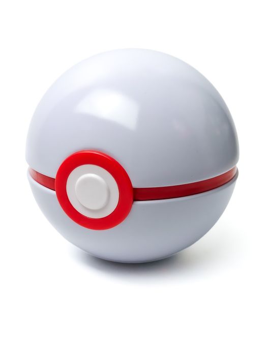 Pusta, metalowa puszka Premier Ball Pokemon