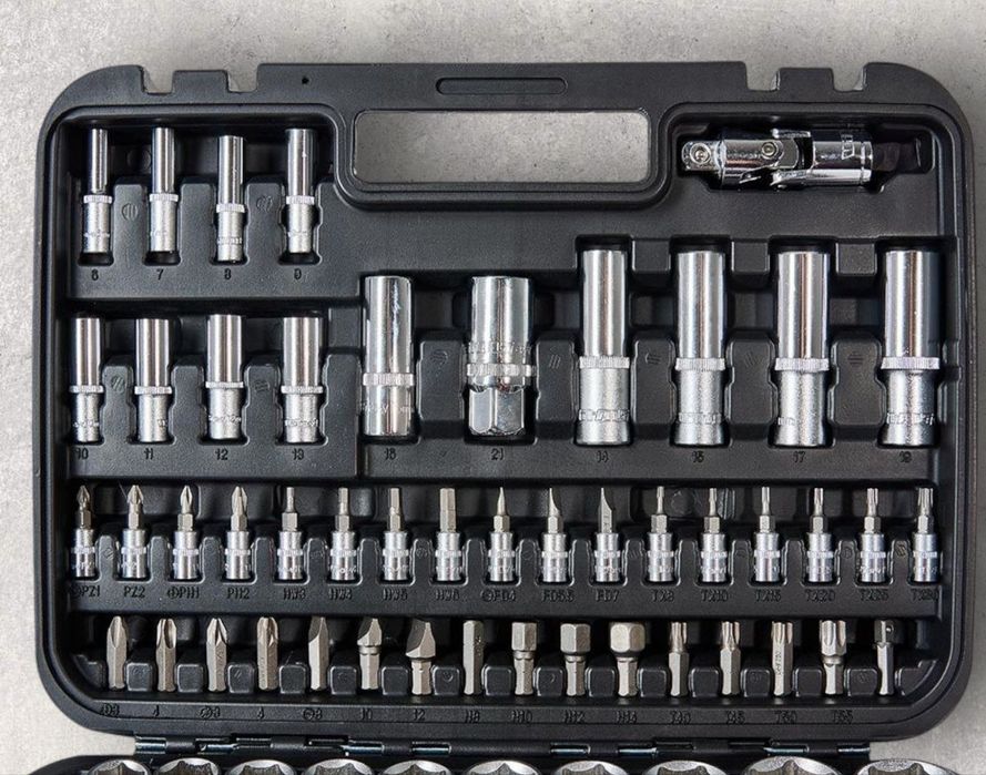 Набір інструментів та головок торцевих 94 предмети Vitals Master