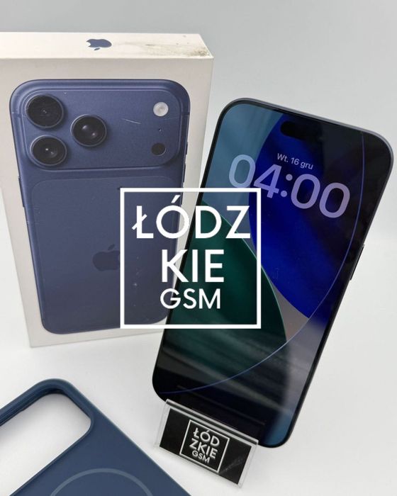 IPHONE 17 PRO MAX 256GB BLUE BAT.100% 5149ZŁ Łódzkie GSM Rzgowska 16