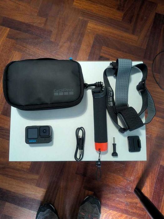 GoPro Hero 12 Black + acessórios — excelente estado/Pouco uso