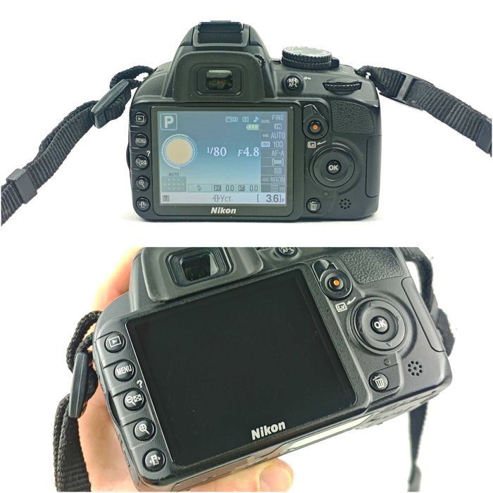 Дзеркальний фотоапарат Nikon D3100 18-55mm 32Gb + сумка (Пробіг 8419)