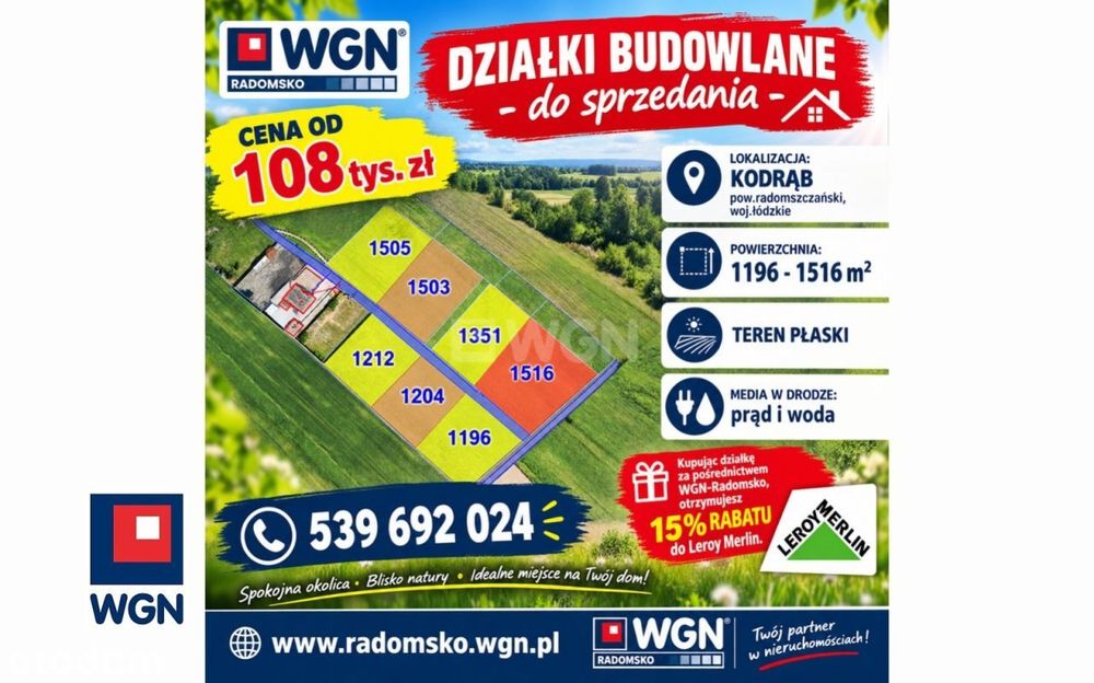 Działka, Kodrąb