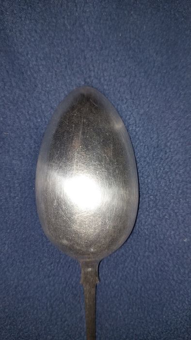 Антикварная столовая ложка, серебро 84 пробы, 1894 год.