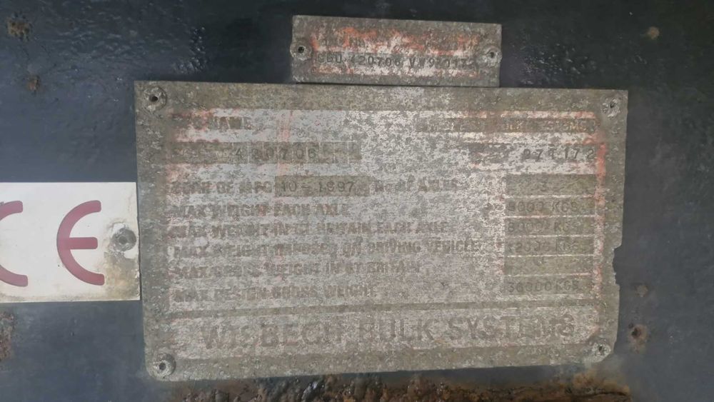 Самоскид напівпричіп WISBECH BULK SYSTEMS 50m3 зерновоз як Bodex