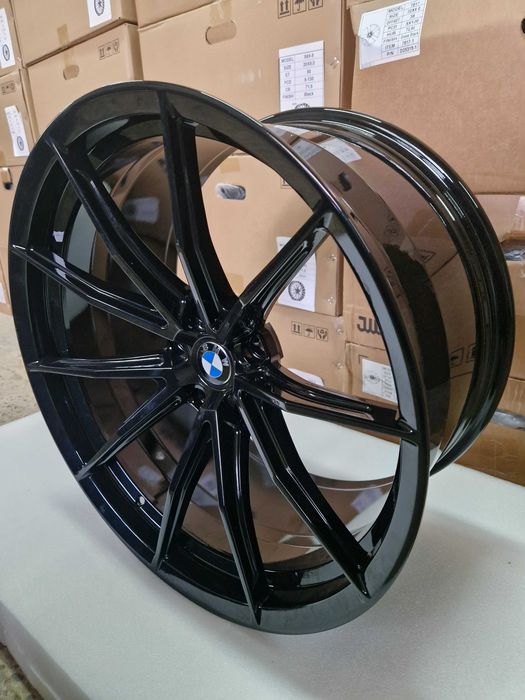 Кованые Диски новые разноширокие R22 R21 5x132 для BMW M5 G90/G99 Satin Gloss Black
