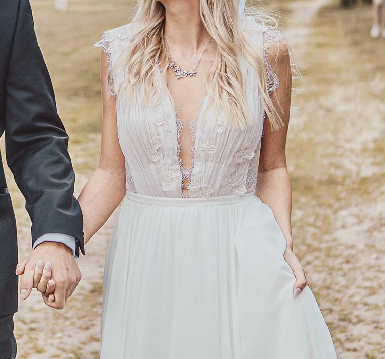 Suknia ślubna w stylu "boho"