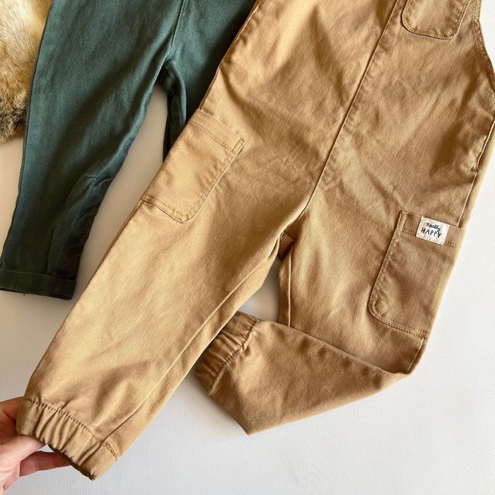 H&M Стильні комбінезони джинсові на весну 18-24 міс 1,5-2 роки