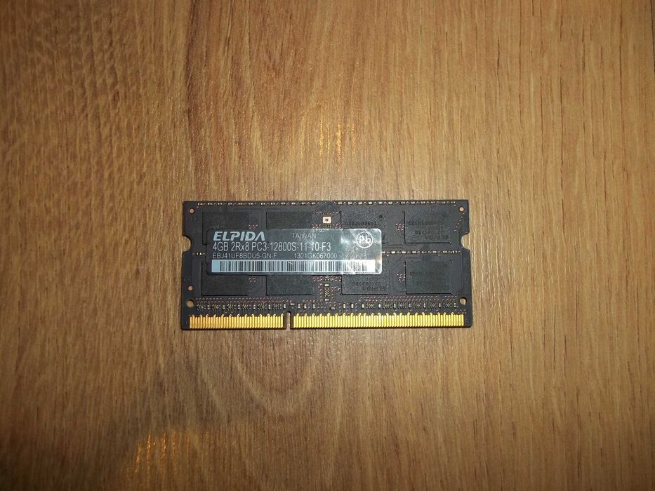 Память до ноутбука ELPIDA DDR3 4Gb 12800S 2Rx8.