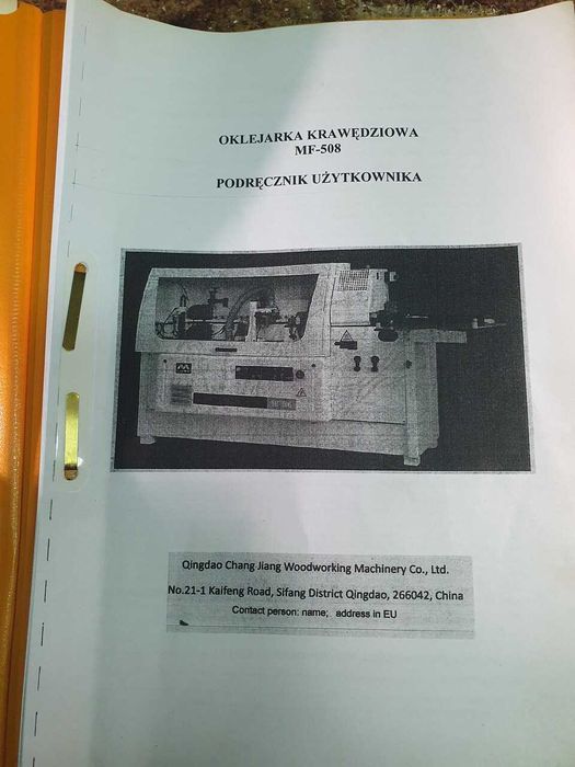 Okleiniarka krawedziowa ATILA MF508