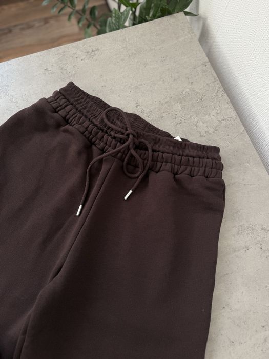 Коричневий шоколадний спортивний костюм від zara s m l / коричневый шоколадный спортивный костюм зара