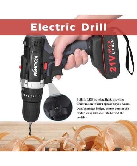 Aparafusadora/Berbequim sem fios, 25 níveis de torque - Goeik