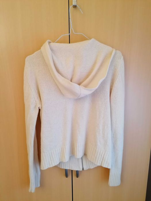 Casaco de lã branco - Mango