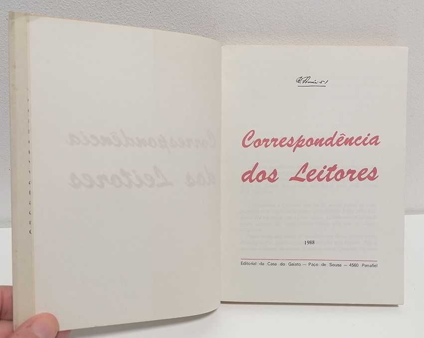 Correspondência dos Leitores, de Pai Américo