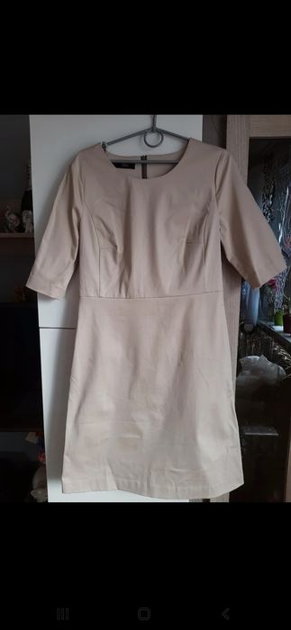 Sukienka S s'Olivier beżowa