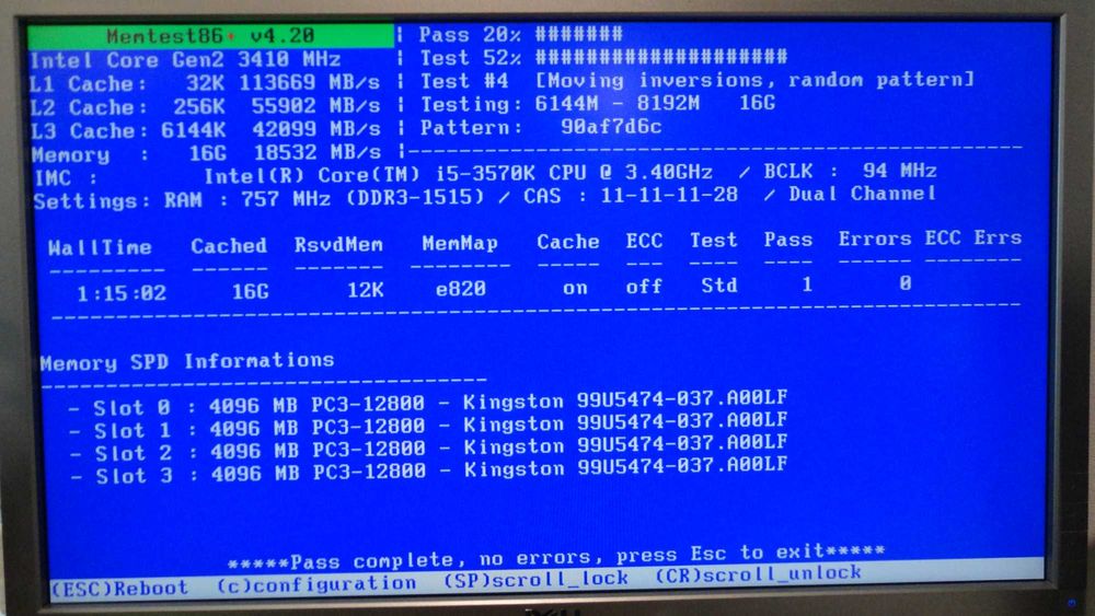 DDR3 Kingston 16Gb (4x4Gb) KVR16N11S8/4
