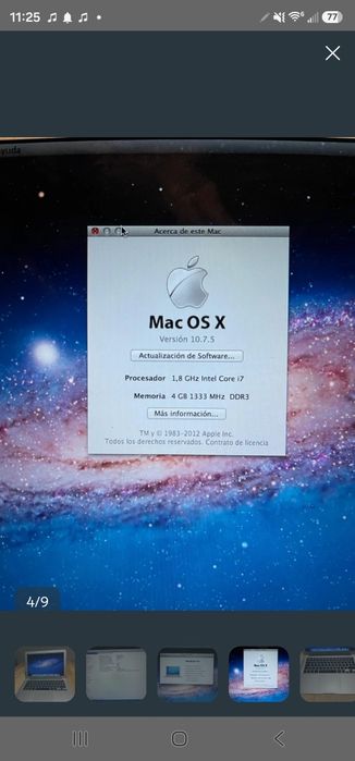Computador Mac OS X