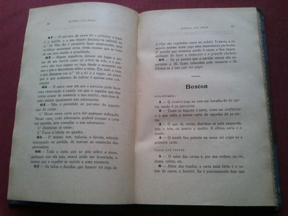 Enciclopédia Bordalo-Manual dos Jogos-1917