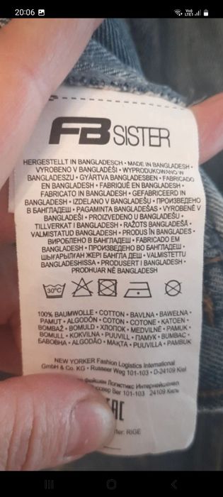 Katana dzinsowa z dziurami M