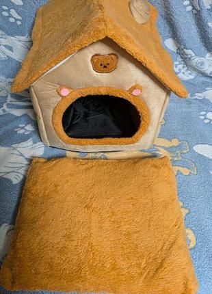 Затишний будиночок уютный домик для собак і котів