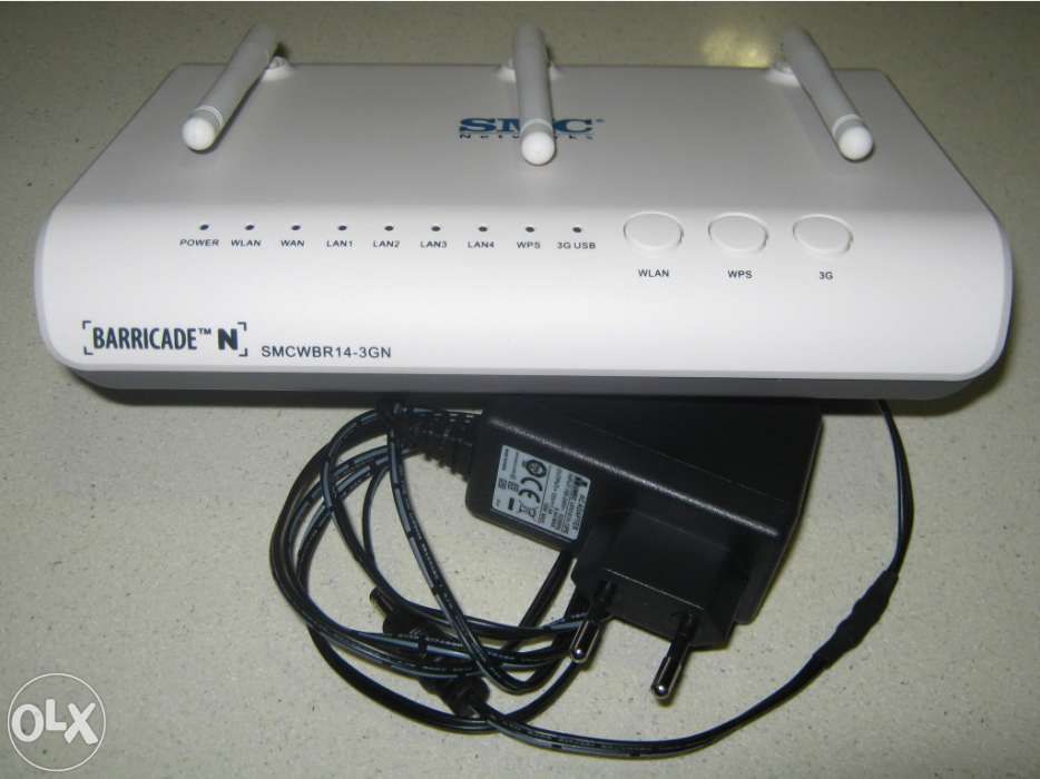 SMC Wireless Router 802.11 b/g/n – USB Broadband Connection64283961990018124