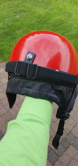Kask orzeszek zabytkowy gogle prl