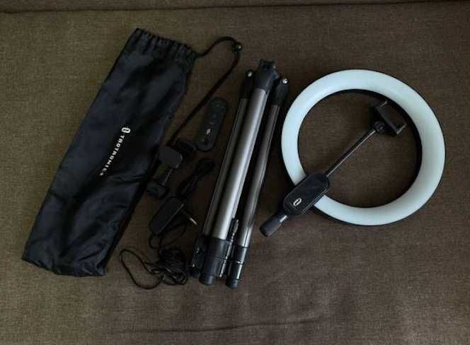 Кільцева LED лампа TaoTronics 12'' + штатив