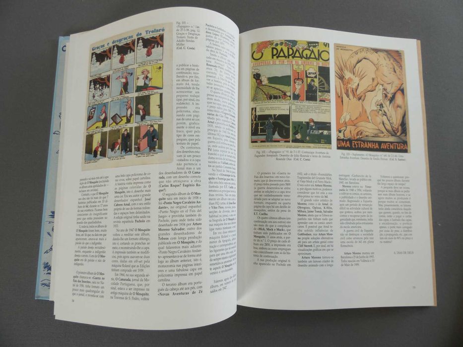 Livro História da BD Publicada em Portugal em 2 Volumes