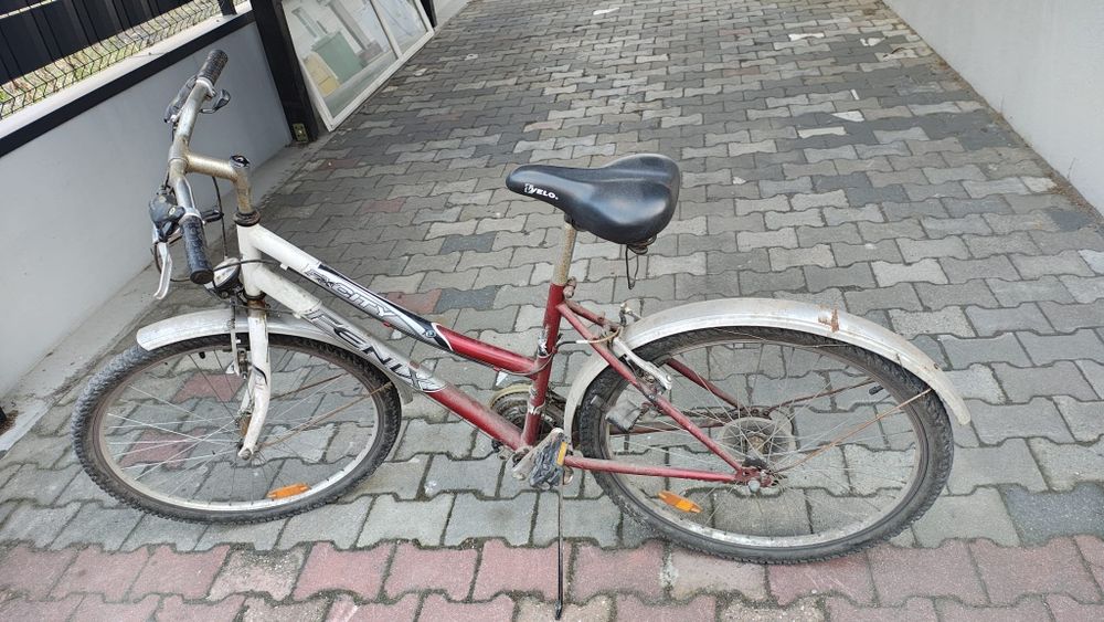 Rower damski czerwony