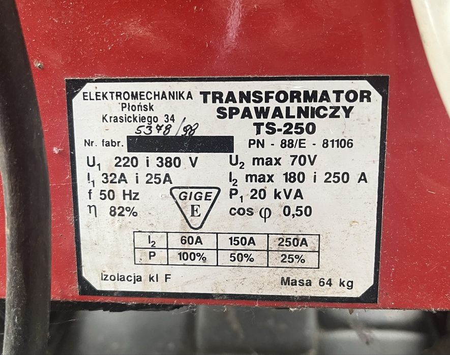 Spawarka TS350 używana