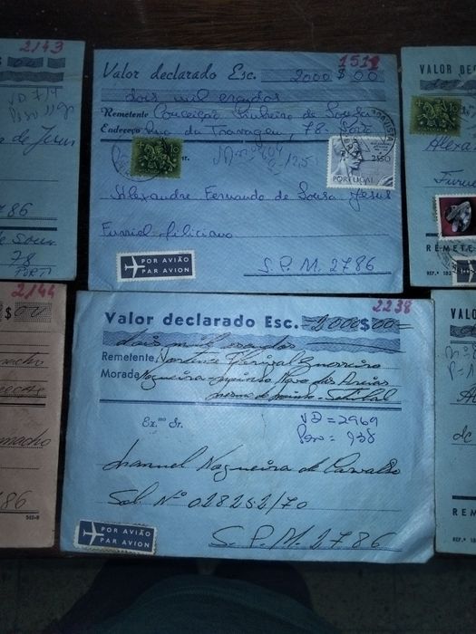 Lote História Postal Militar - Angola Guerra Colonial (SPM 2786 + Oferta)
