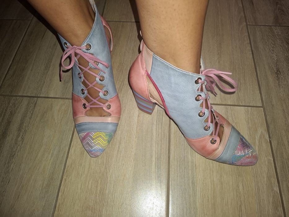 Botki Maciejka skórą 40