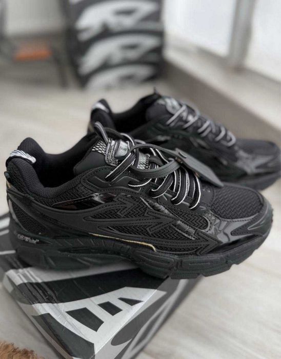 Кросівки Off White Be Right Back × Raf simons чорні