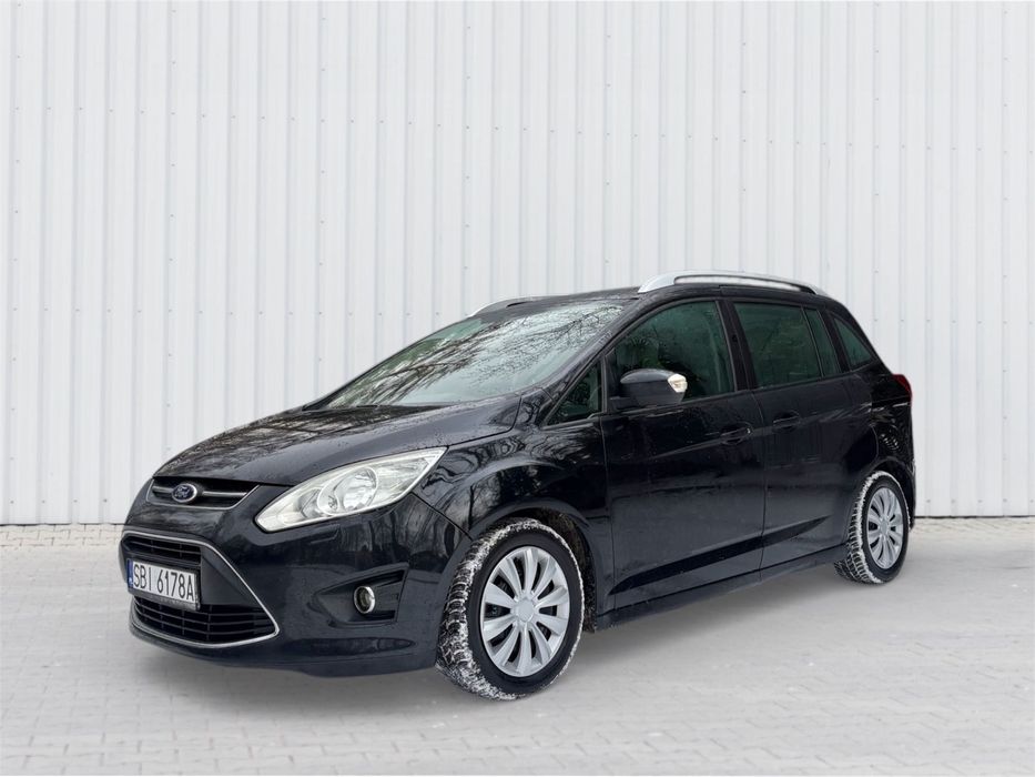 Ford Grand C-MAX 1.6TDCi 2012r Klimatyzacja Dwa komplety kół Serwisowany