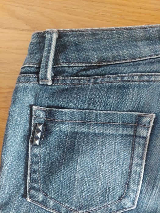 Zgrabne, wygodne spodnie denim komfort r S