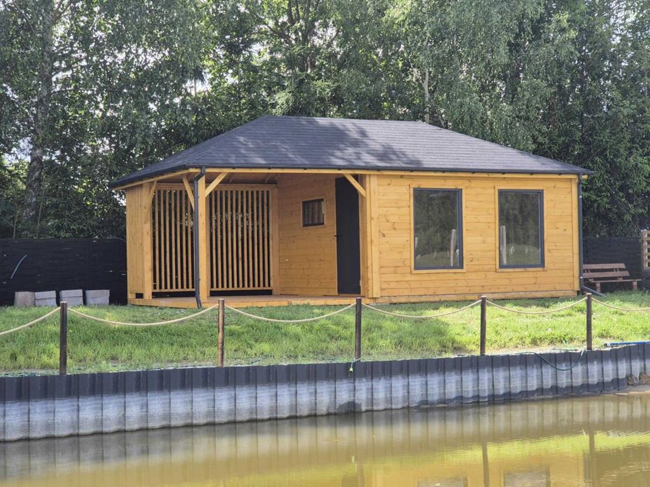 • • • • Domek narzędziowo letniskowy • • • • MAX III 4x7 m DREWNOTRIK