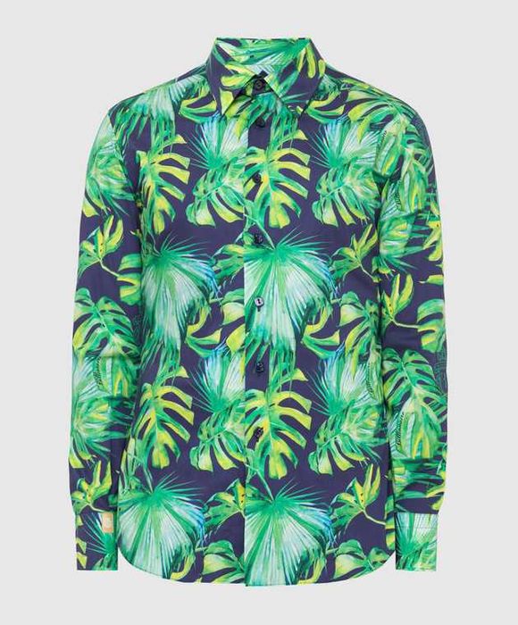 Рубашка Billionaire Silver Cut LS/Milano Palms