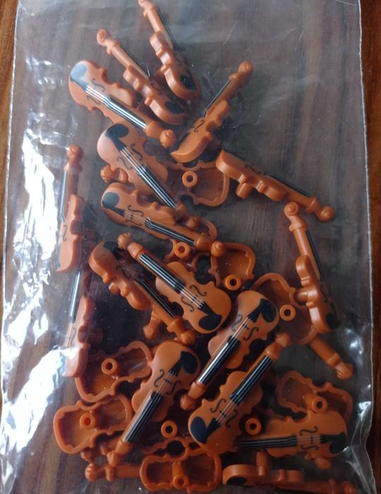 Orginalne LEGO 69947Pb01 Skrzypce Dark Orange nowe NAJTANIEJ!!