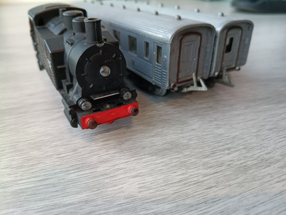 Locomotiva a vapor Jouef DC + carruagens, H0, 1/87