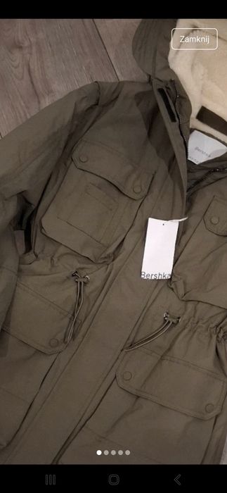 Płaszcz zimowy Bershka