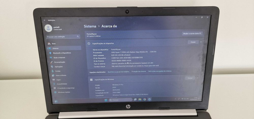 HP 15-DB Laptop – AMD Ryzen 7 3700U, 8 GB, 1 TB, 15.6"64740666974082121